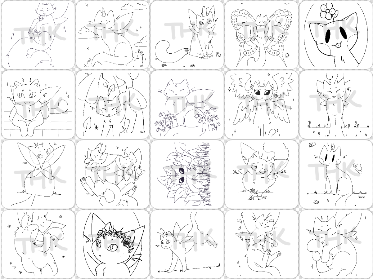 Fairy Kitty Coloring Book : Limited 1st Edition