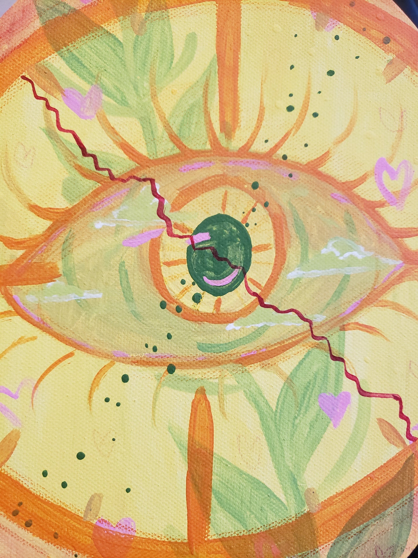 BullsEye : Original Painting