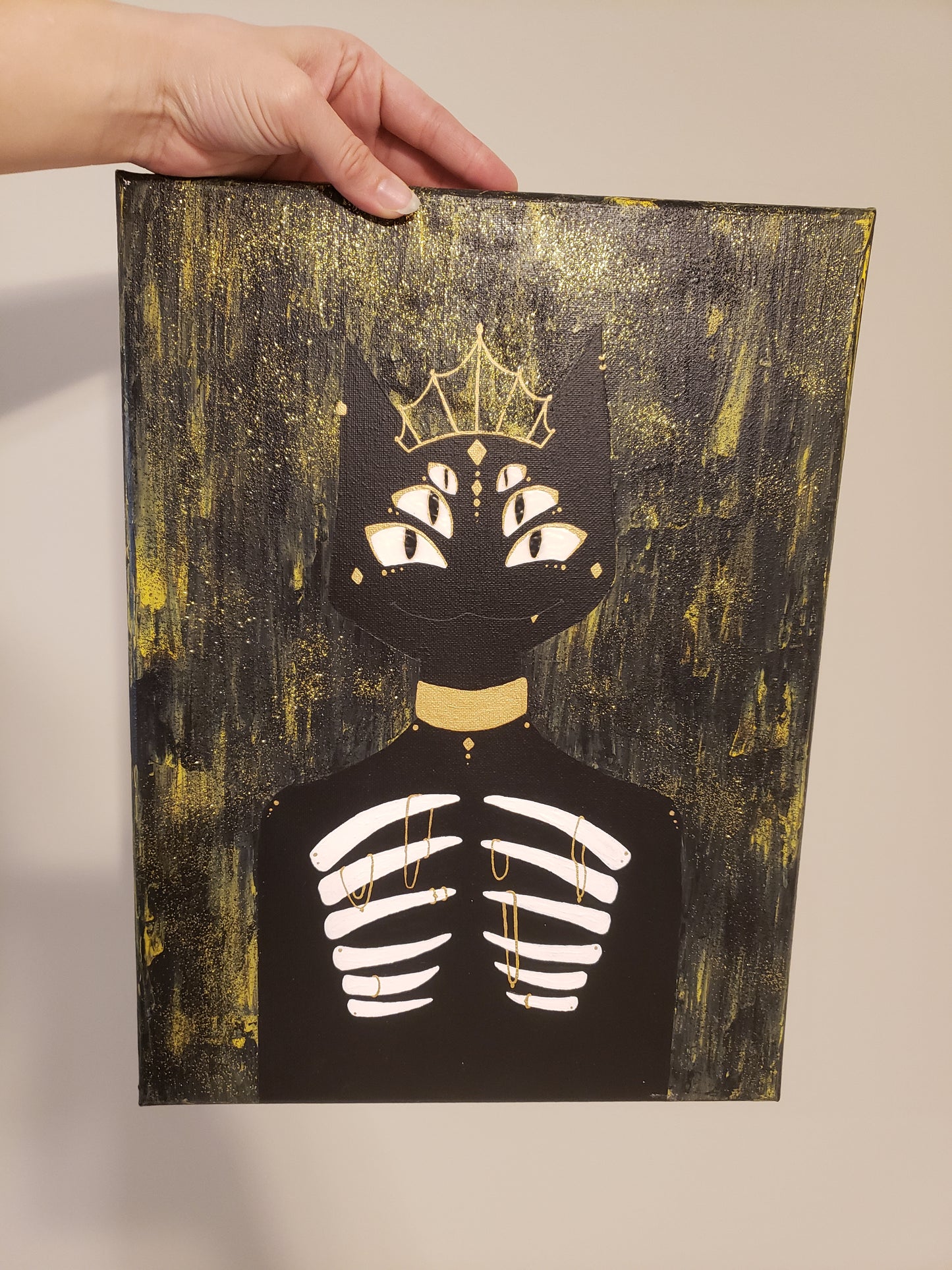 Golden Queen : Original Painting