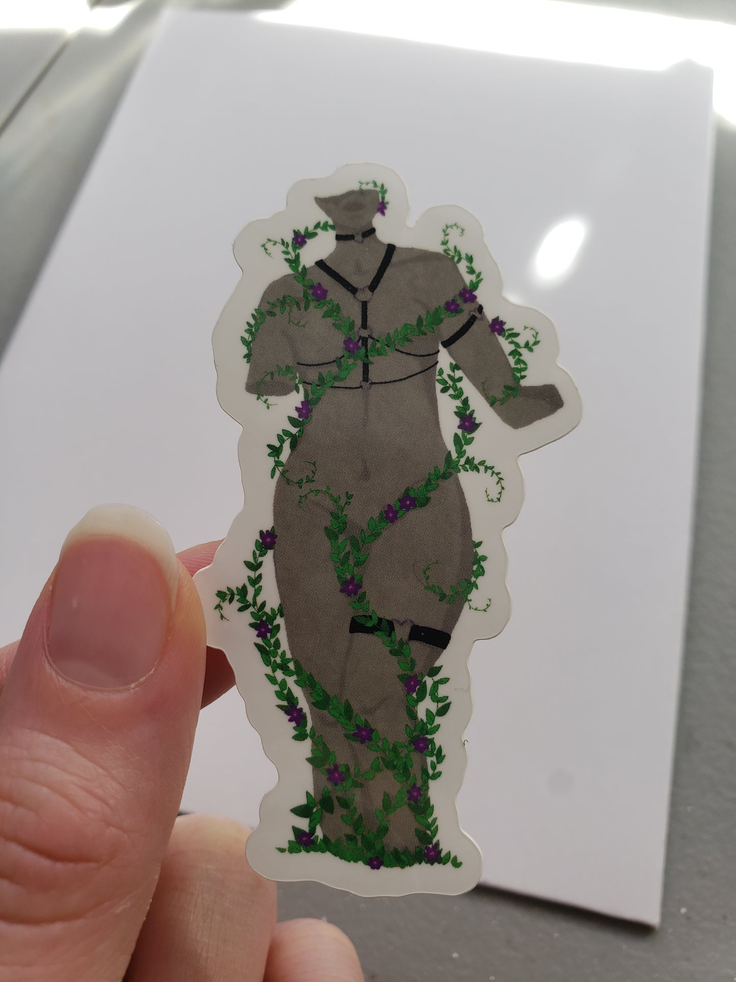 Kinky Overgrown Statue