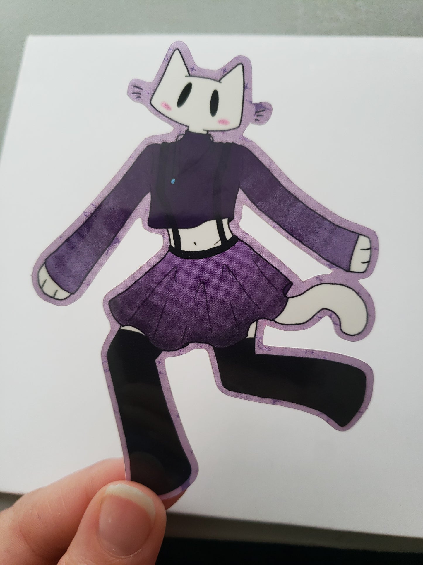 Purple Cat Girl