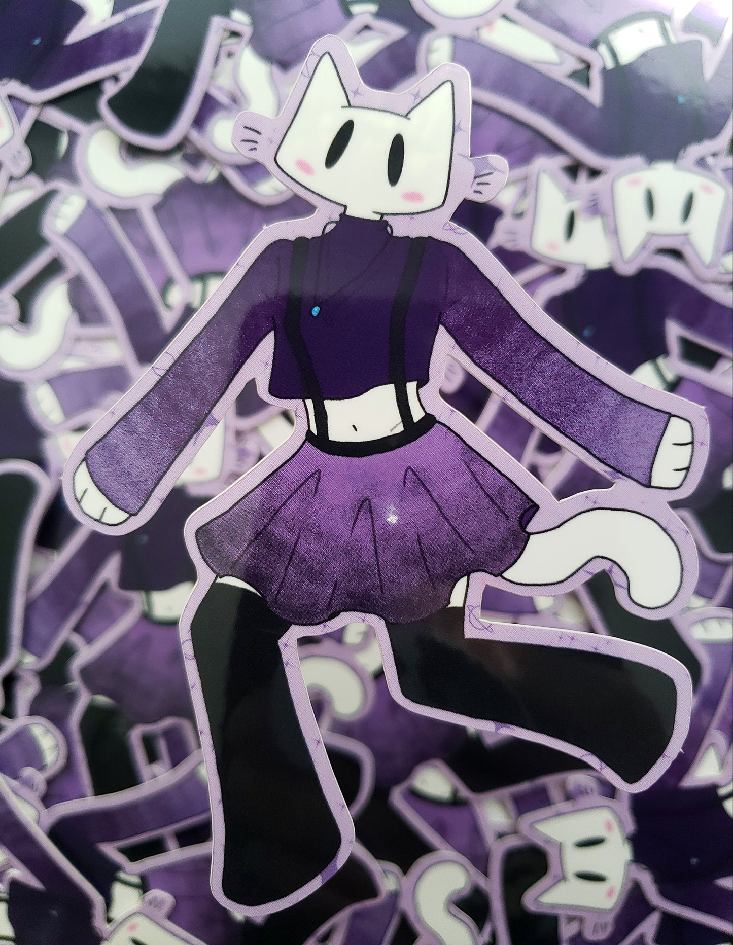 Purple Cat Girl