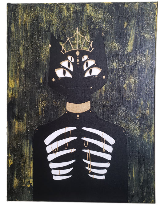 Golden Queen : Original Painting
