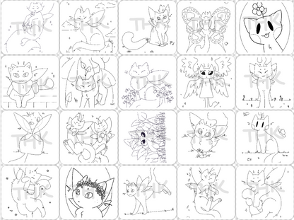 Fairy Kitty Coloring Book : Limited 1st Edition